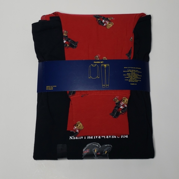 Polo Ralph Lauren Polo Bear PJ Set - Picture 3 of 6